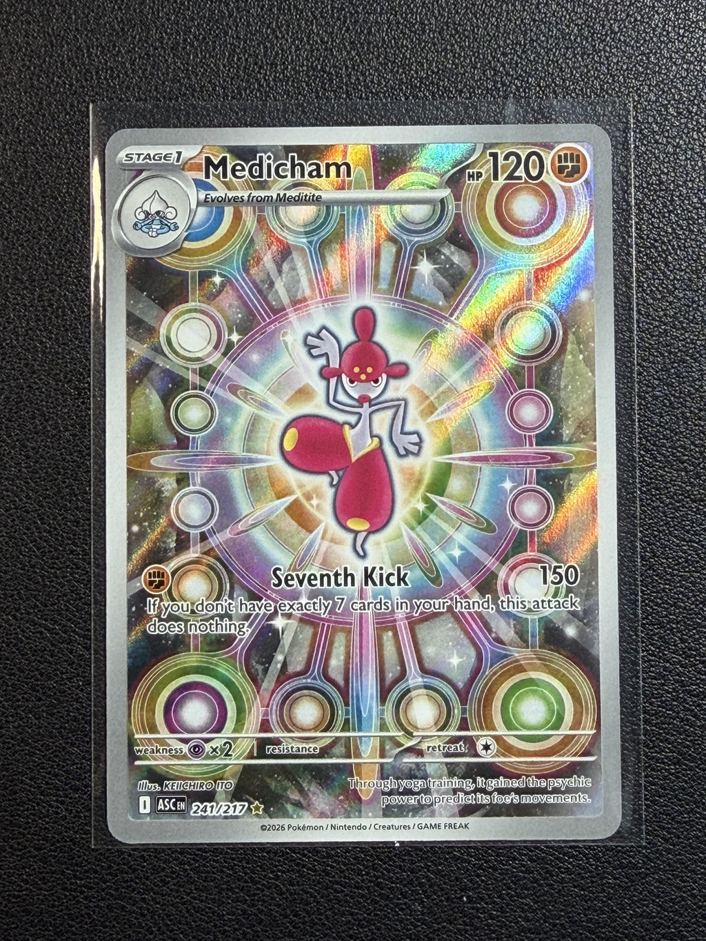Pokemon ME: Ascended Heroes #241/217 Medicham NM/MT
