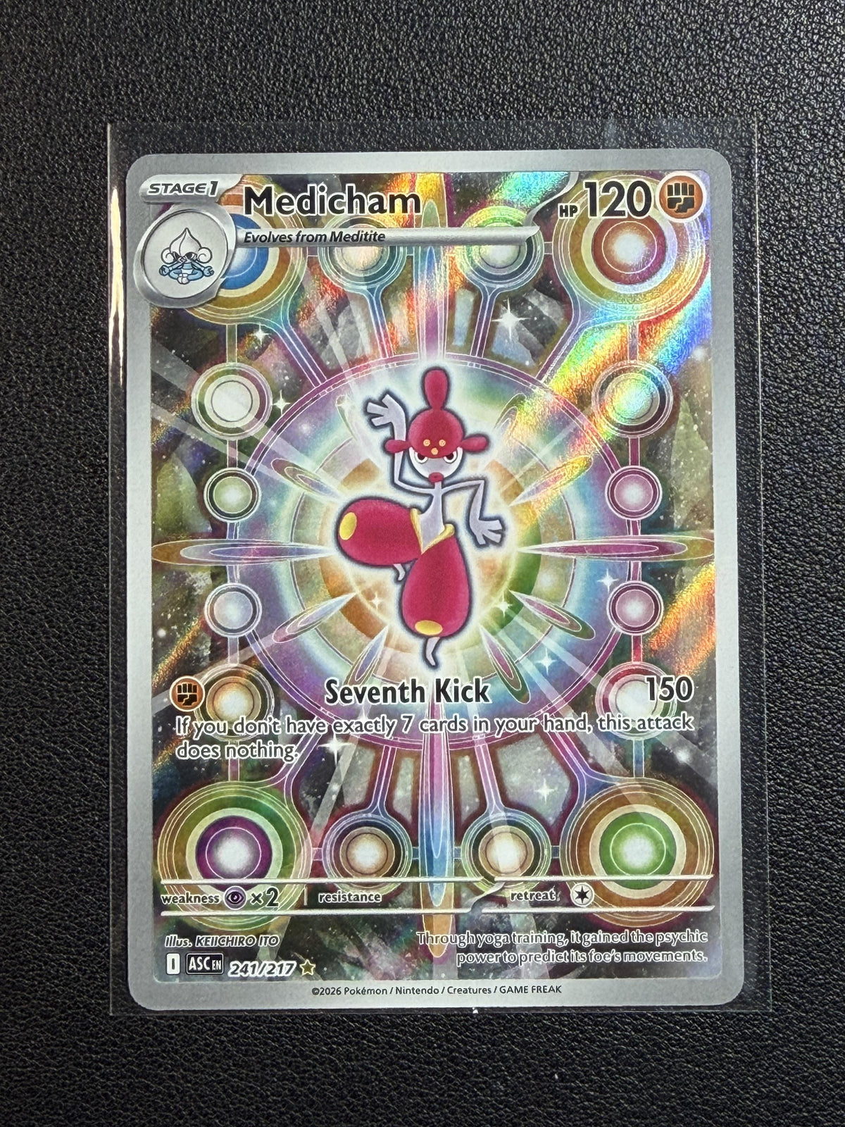 Pokemon ME: Ascended Heroes #241/217 Medicham NM/MT