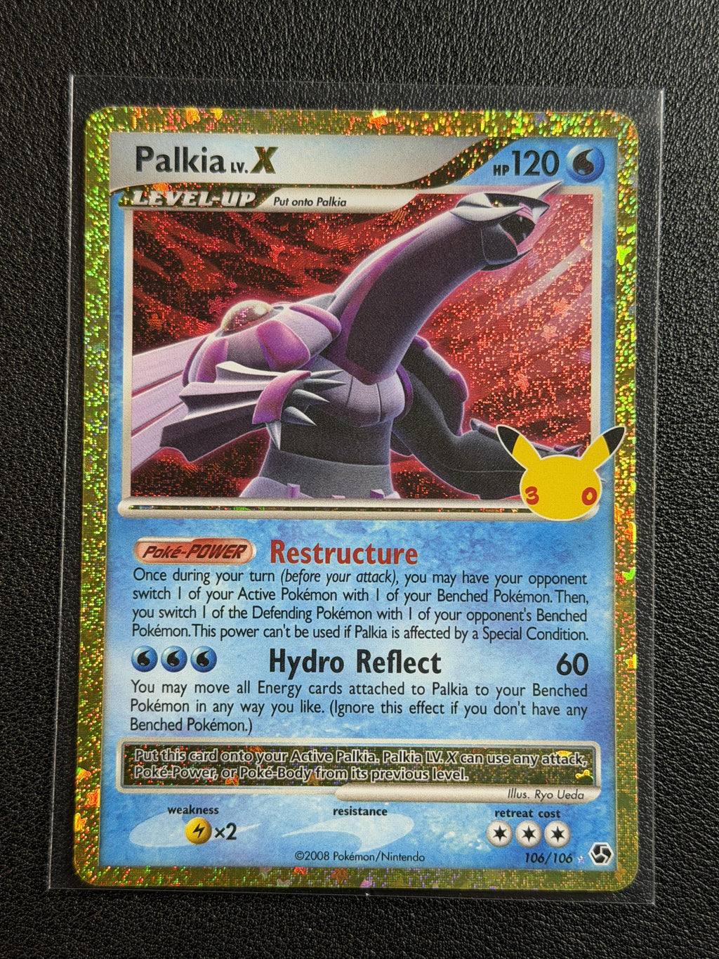 Pokemon ME: 30th Celebration Classic Collection #106/106 Palkia LV.X NM/MT