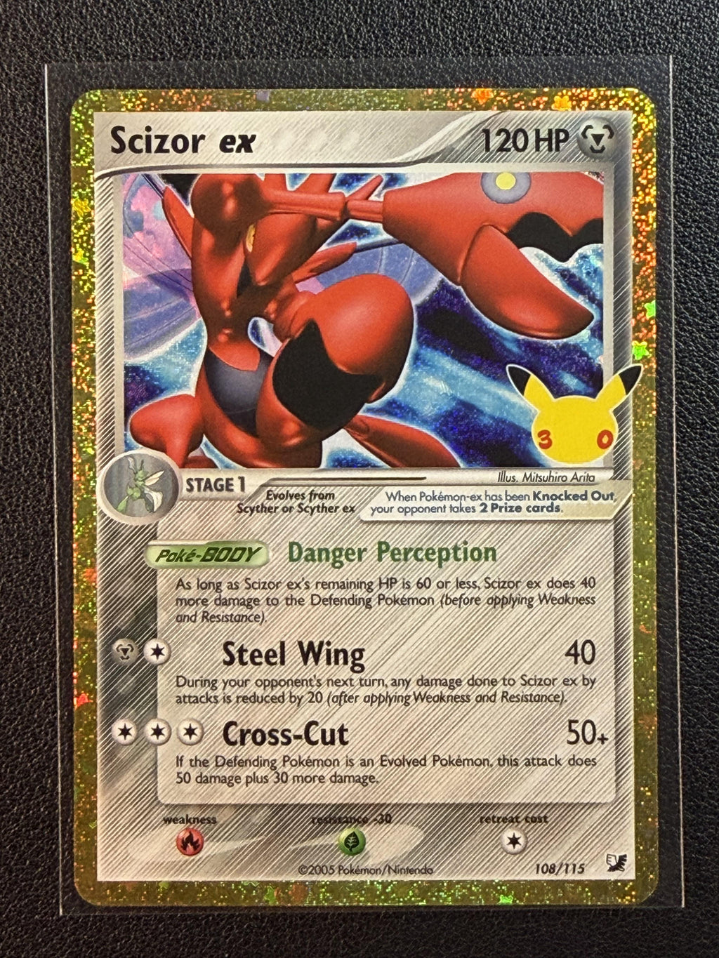 Pokemon ME: 30th Celebration Classic Collection #108/115 Scizor ex NM/MT