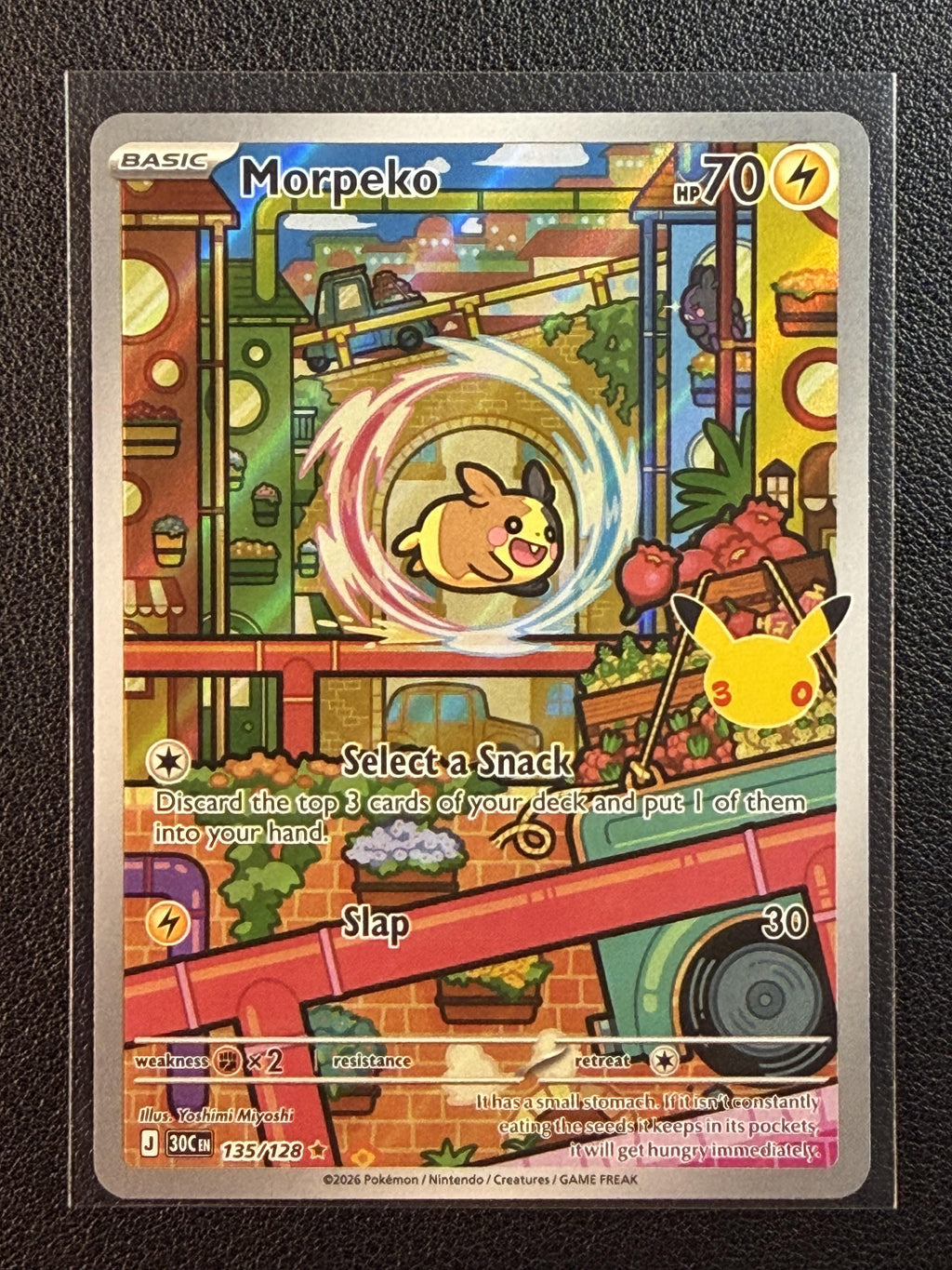 Pokemon ME: 30th Celebration #135/128 Morpeko NM/MT
