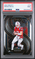 2024 Panini Select #113 Drake Maye PSA 9 MINT