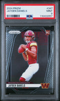 2024 Panini Prizm #347 Jayden Daniels PSA 9 MINT