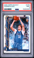 2025 Topps Holiday #H161 Cooper Flagg ROOKIE PSA 9 MINT
