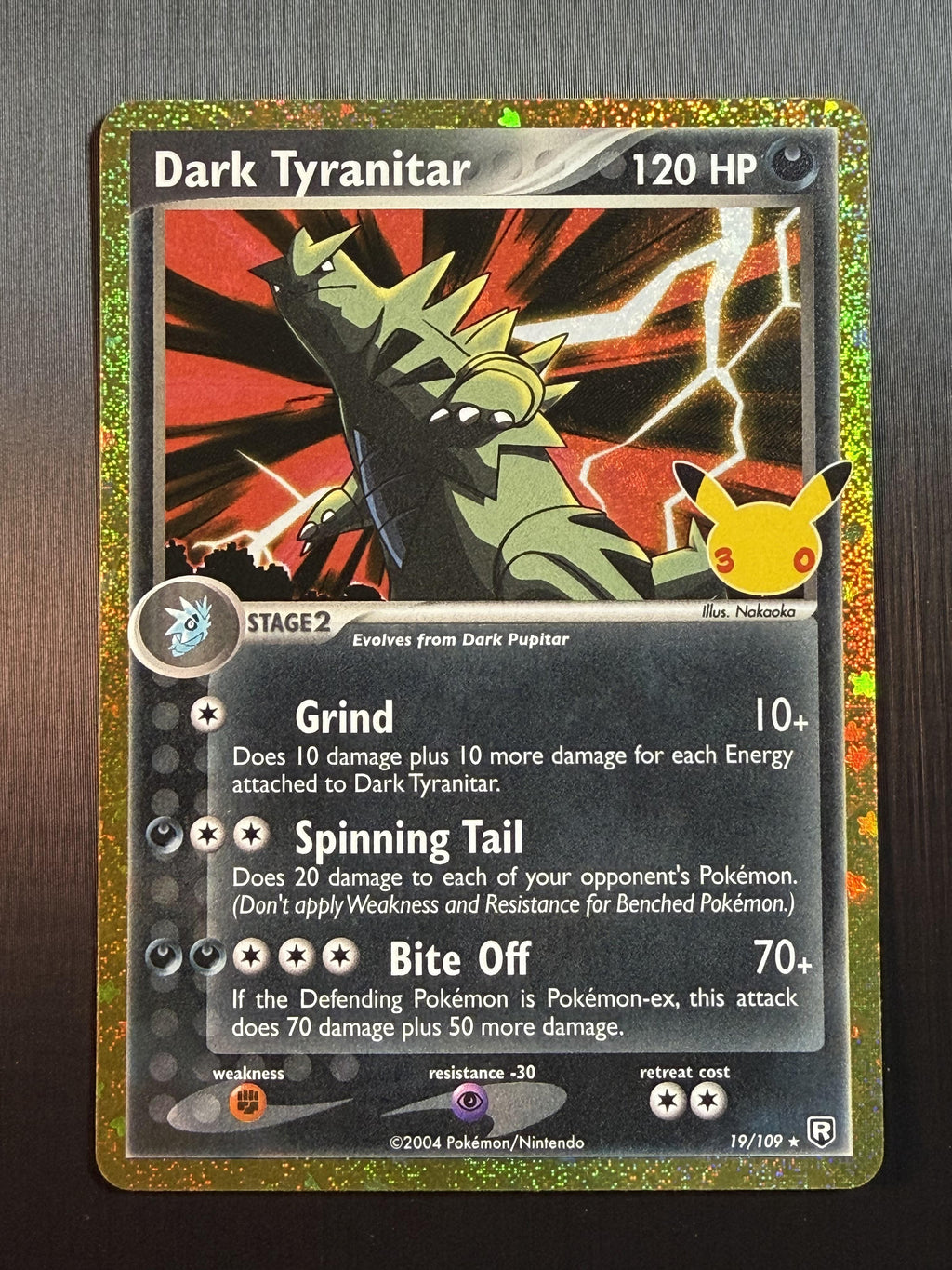 Pokemon ME: 30th Celebration Classic Collection #19/109 Dark Tyranitar NM/MT