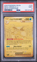 2026 Pokemon Chaos Rising #122 Mega Greninja Ex Mega Hyper Rare PSA 9 MINT