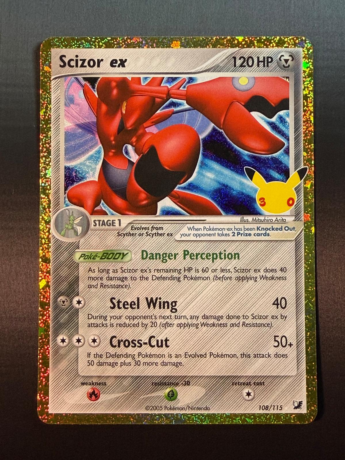 Pokemon ME: 30th Celebration Classic Collection #108/115 Scizor ex NM/MT