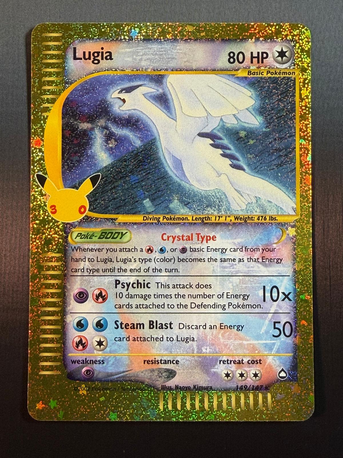 Pokemon ME: 30th Celebration Classic Collection #149/147 Lugia NM/MT