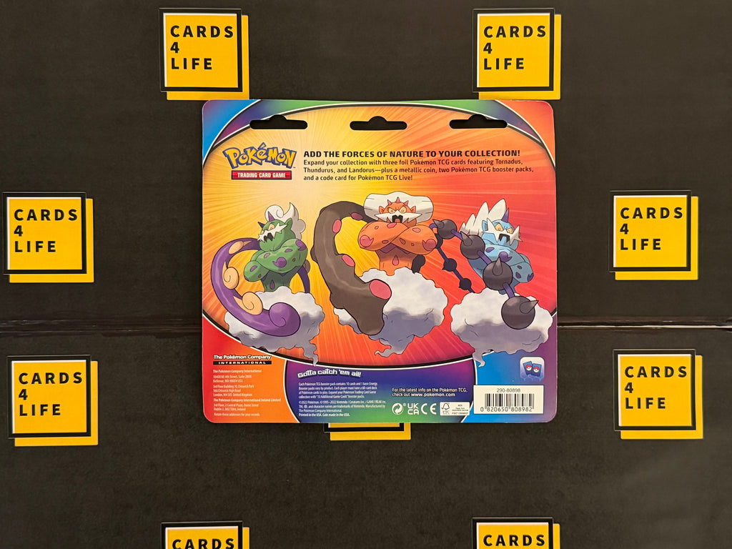 Pokémon TCG: Tornadus, Thundurus & Landorus Cards w/ 2 Booster Packs & Coin