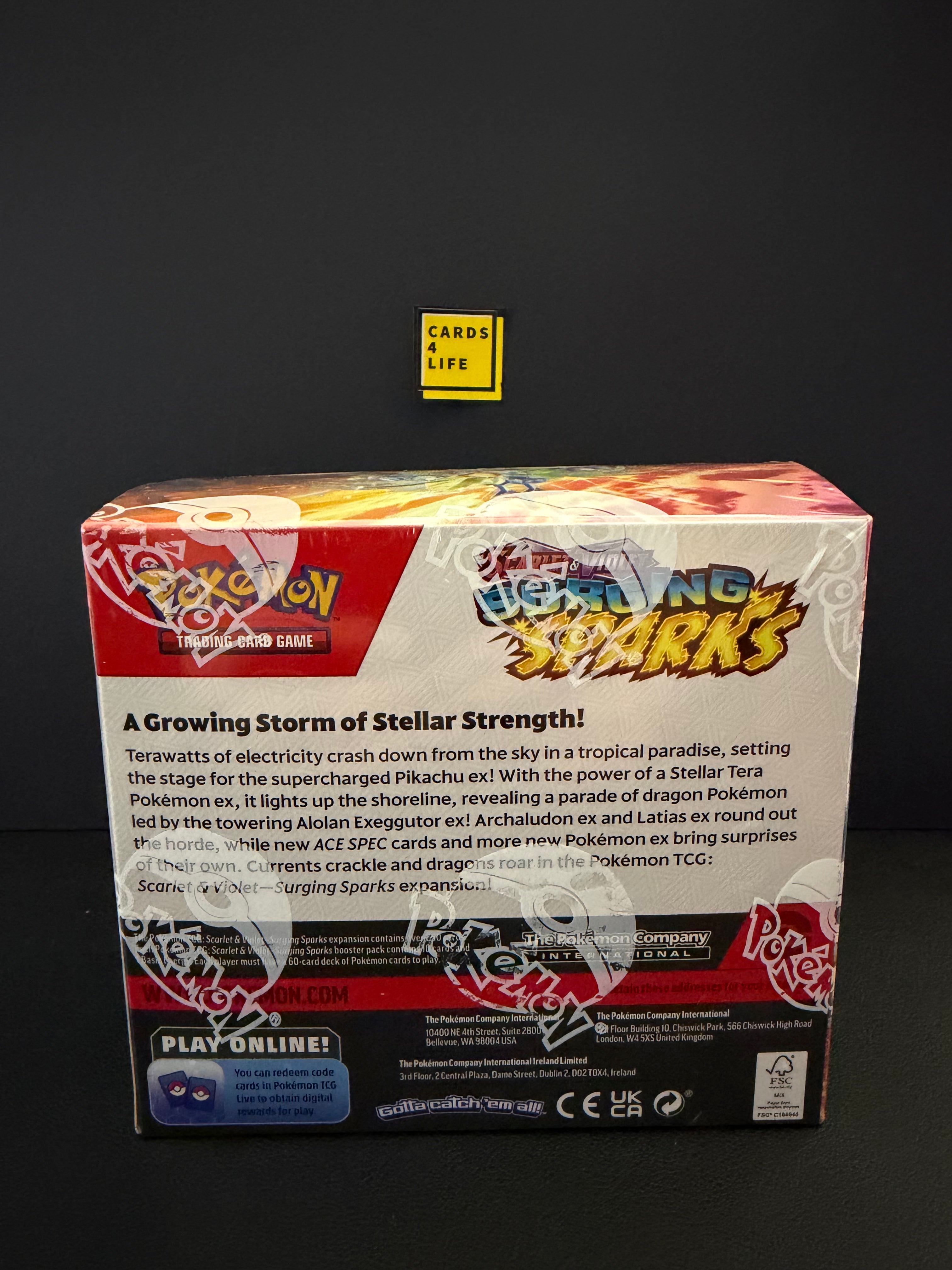 Surging Sparks Booster Box - SV08: Surging Sparks (SSP)